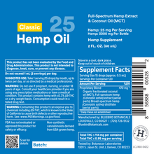 Load image into Gallery viewer, Extra Strength Classic Hemp Oil