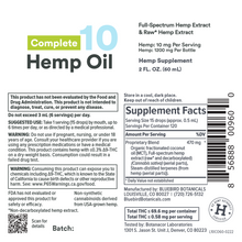 Load image into Gallery viewer, Complete Hemp Oil