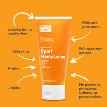Load image into Gallery viewer, Hemp Sport Lotion